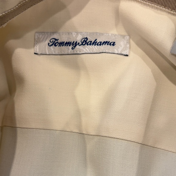 Tommy Bahama Cream Floral Button Down Shirt - Picture 2 of 5